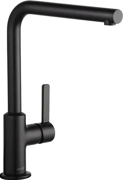 Смеситель для кухонной мойки KLUDI L-INE S однорычажный, черный матовый (408033975)