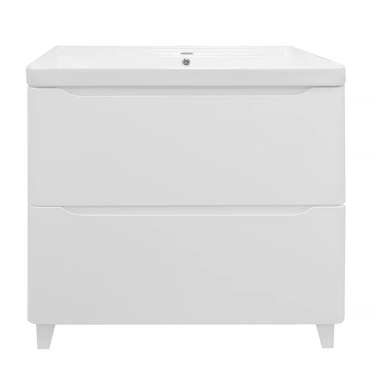 Комплект Тумба Azario LOTOS 80/2 Н 820х475х835 напольная с раковиной Monte 80 (CS00081987)