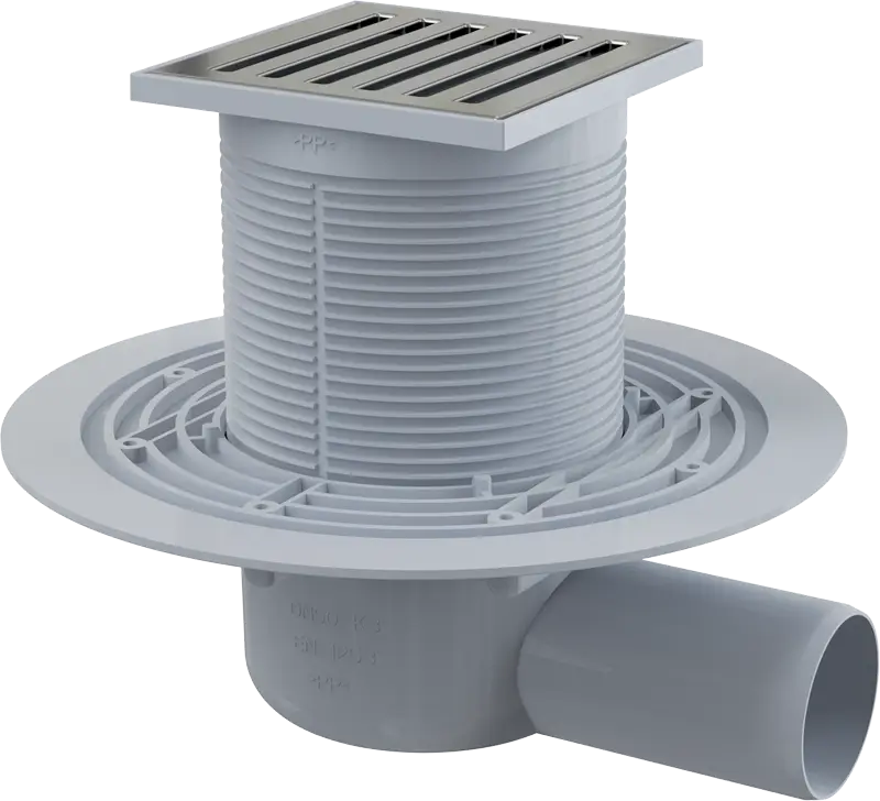 Душевой трап Alcadrain с решеткой хром (APV103)