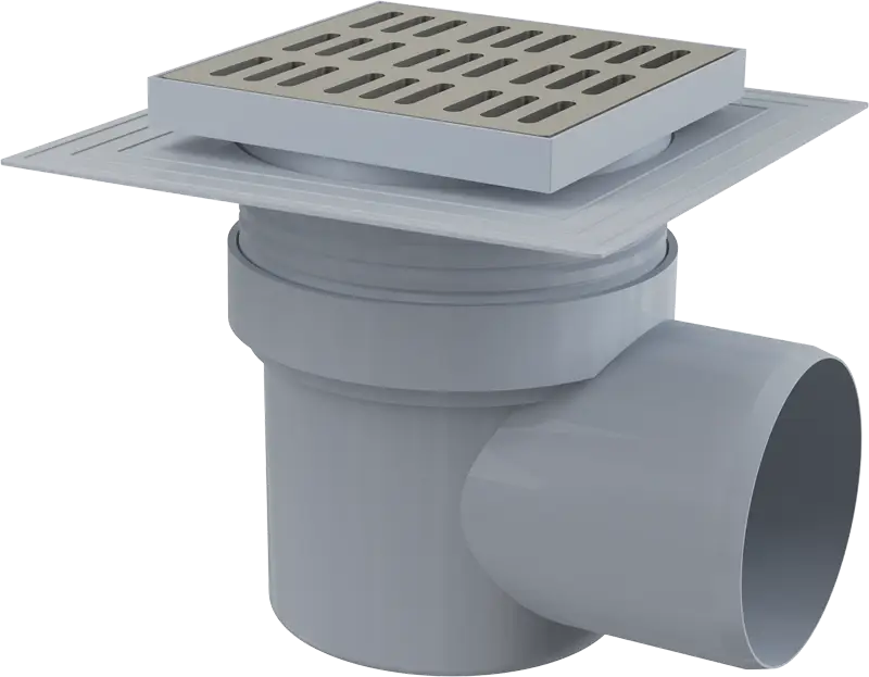 Душевой трап Alcadrain с решеткой хром (APV12)