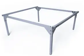 Каркасная подставка для поддонов ВИЗ Antika 900х900х150 сталь (KP-900)