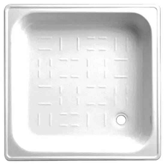 Душевой поддон BLB стальной 70х70х12 квадратный 