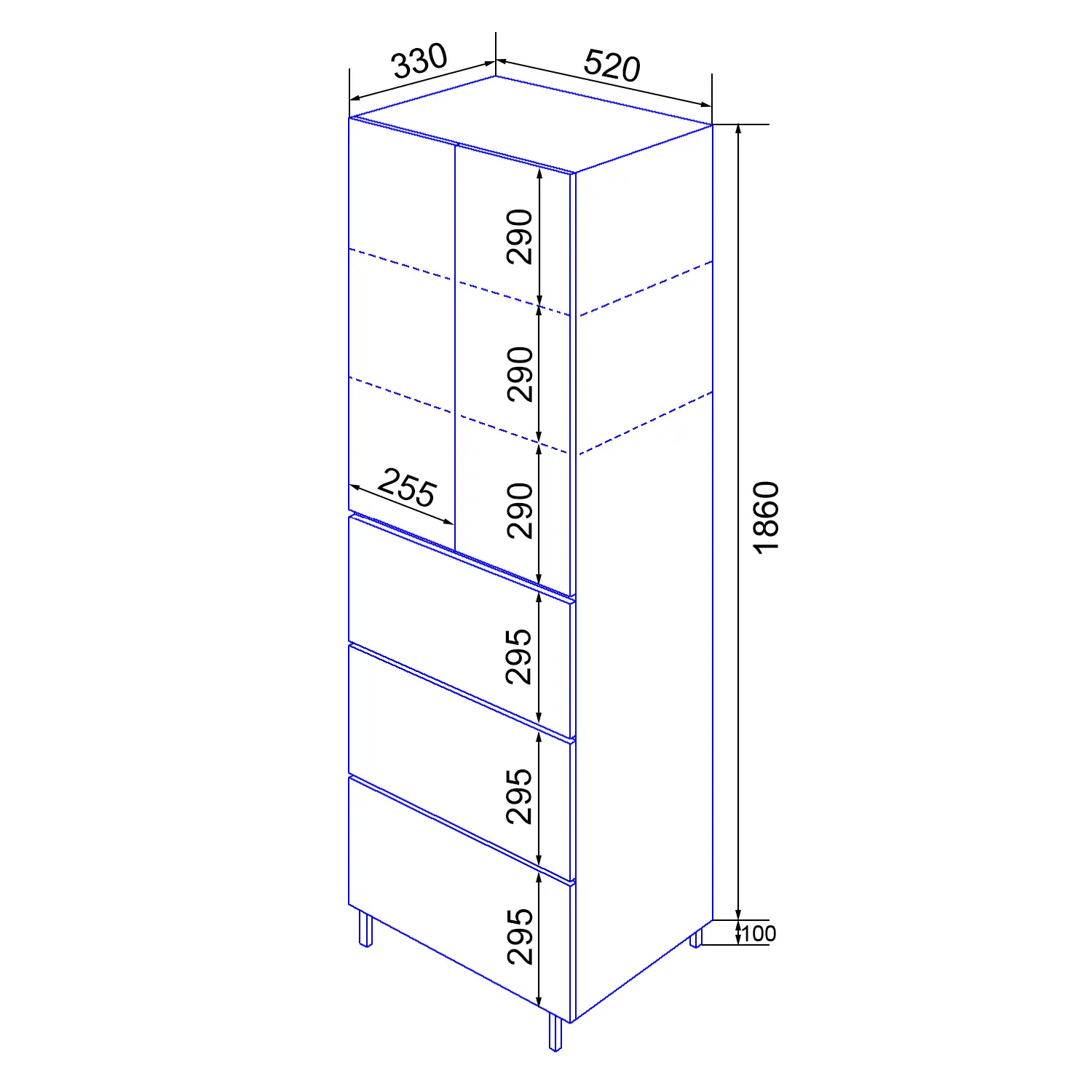 Пенал Эстима 523_схема