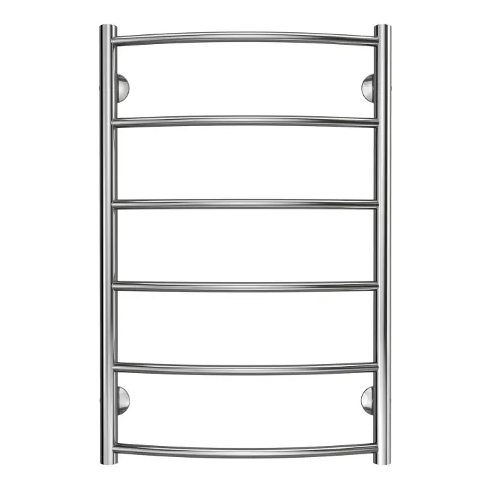 Полотенцесушитель водяной AZARIO VERONA 500/800 6 секций, нижнее/диагональное подключение, 1/2", хром (AZ04158)