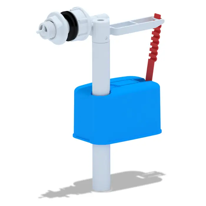 Арматура боковая Ани Пласт G 1/2" с пластиковым штуцером эконом (WC5050)