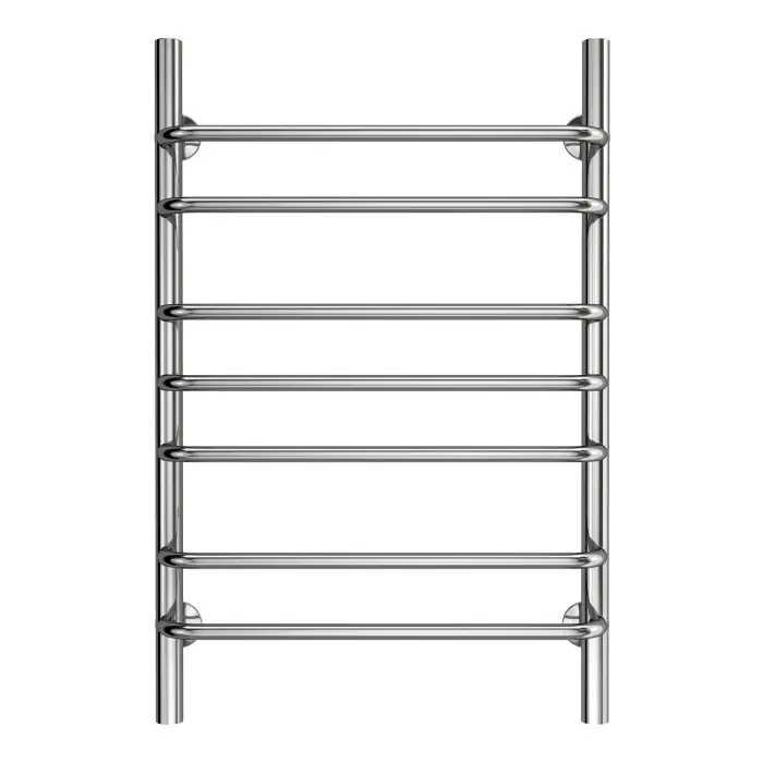 Полотенцесушитель водяной AZARIO FERRARA 500/800 7 секций, нижнее/диагональное подключение, 1/2", хром (AZ09158)