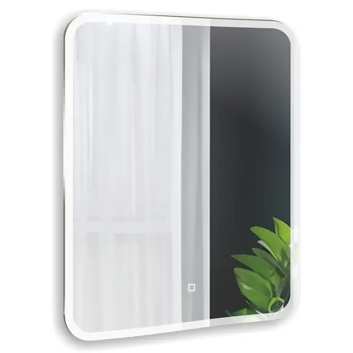 Зеркало AZARIO Stiv - Lite 600х800 сенсорный выключатель с функцией диммера, универсальное крепление (LED-00003101)