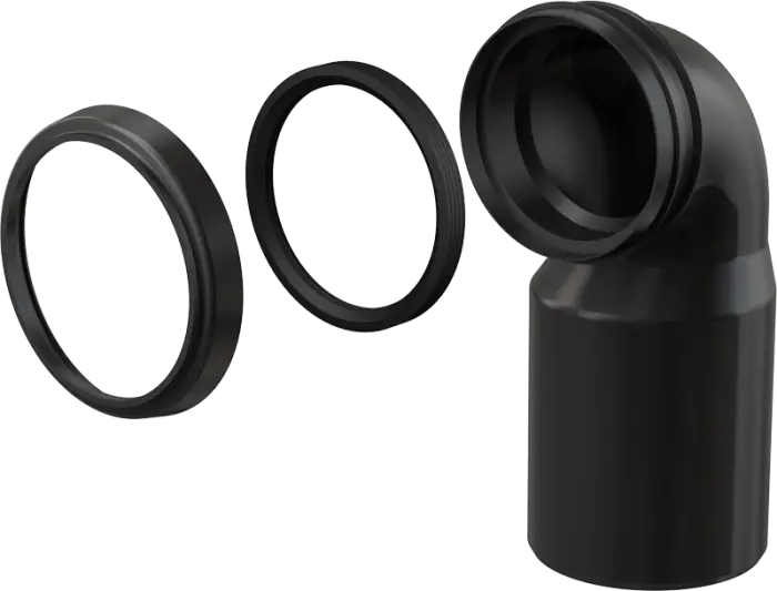 Колено стока комплект Alcadrain 90/110 (M906)