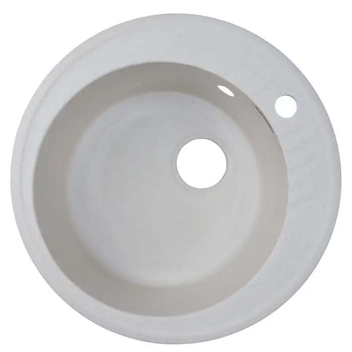 Кухонная мойка AZARIO Solo 505x505x190 искусственный мрамор, сифон в комплекте, цвет бежевый (CS00105232)