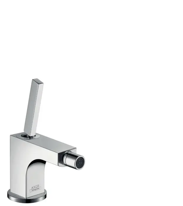 Смеситель для биде Axor Citterio 90, однорычажный, со сливным гарнитуром, хром (39210000)