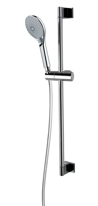 Душевой гарнитур Bossini SINCRONIA: ручной душ 3 режима, душевая штанга, шланг Cromolux 200 см, хром (DE8008U.030)