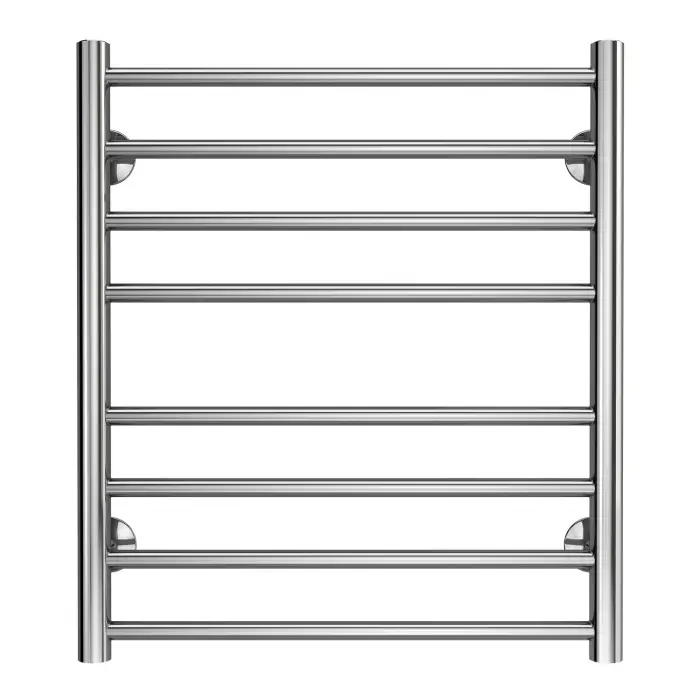 Полотенцесушитель водяной AZARIO PARMA 500/600 8 секций, нижнее/диагональное подключение, 1/2", хром (AZ10156S)
