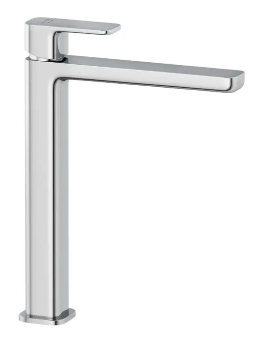 Смеситель для раковины-чаши KLUDI RENON керамический картридж, высокий излив, однорычажный, хром (422980575)