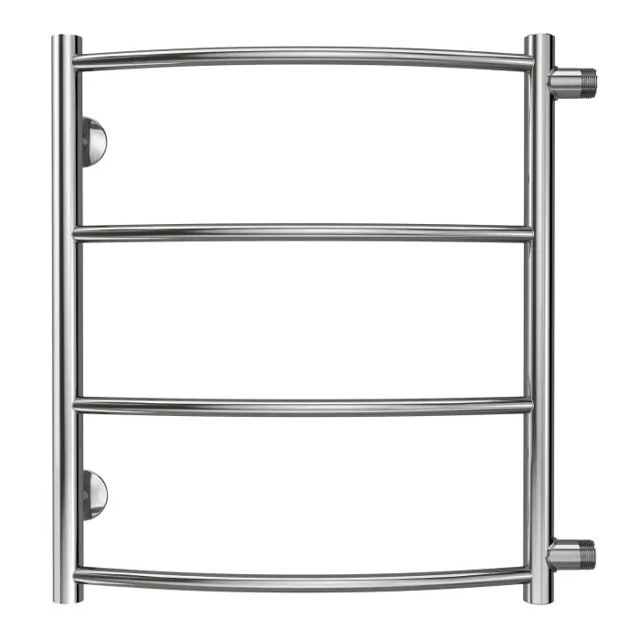 Полотенцесушитель водяной AZARIO VERONA 500/600 4 секции, боковое подключение, 1", хром (AZ04556)
