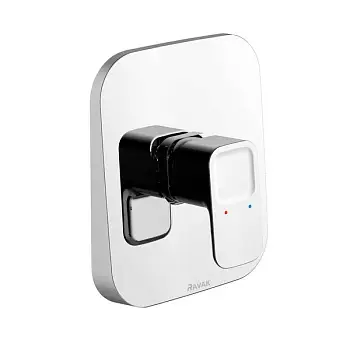 Смеситель для душа Ravak, однорычажный, встроенный, без переключателя, хром (X070069)