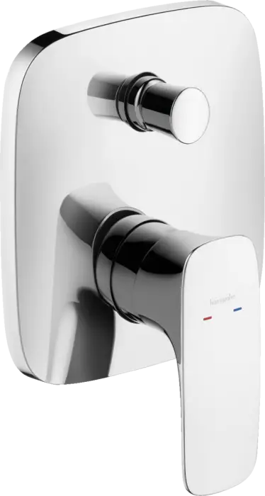 Смеситель для ванны Hansgrohe PuraVida, скрытый монтаж, однорычажный, хром (15445000)