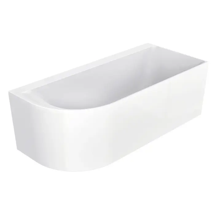 Ванна акриловая Azario Mist B 1800x800x600 пристенная, правосторонняя, в комплекте с сифоном и металлической рамой (AZ-8649-B-1.8)