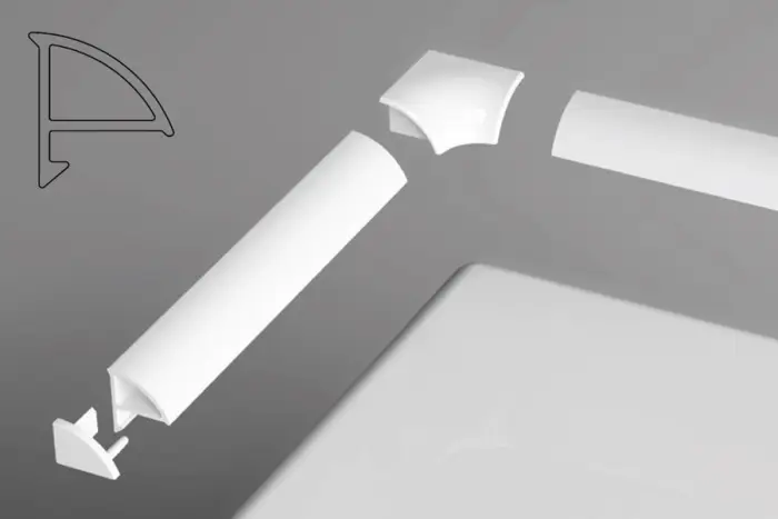 Декоративная планка Ravak 6/1100 белая (XB441100001)