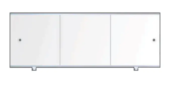 Экран для ванны Метакам ПРЕМИУМ А 1,68 алюминиевый карска, белый (ЭПS_004496)