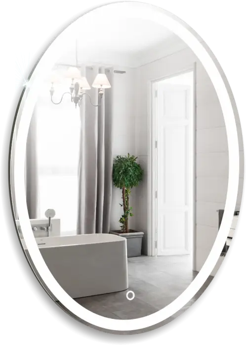 Зеркало AZARIO Италия  570х770 LED-подсветка с диммером, сенсорный выключатель (ФР-00000846)