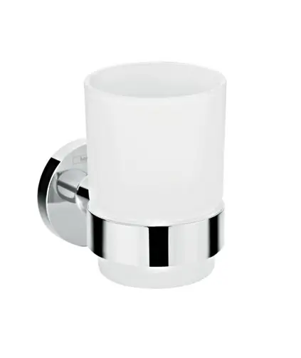 Стакан для зубных щеток Hansgrohe Logis Universal стекло, хром (41718000)