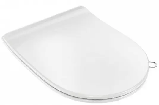 Крышка-сиденье для унитаза Jacob Delafon Odeon Rive Gauche с микролифтом, термодюропласт, белый (E24889-00)