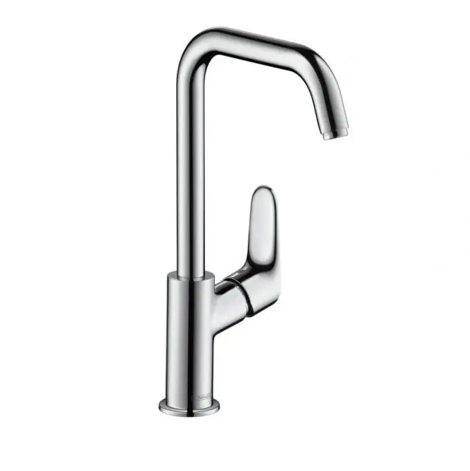 Смеситель для раковины Hansgrohe Focus E2, однорычажный, с поворотным изливом 120°, хром (31609000)