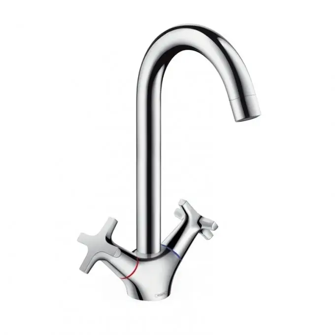 Смеситель для кухонной мойки Hansgrohe Logis M32 220, двухвентильный, хром (71285000)