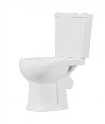 Унитаз-компакт Ирида гориз. выпуск белый Комфорт, быстросъемное сиденье дюропласт с микролифтом