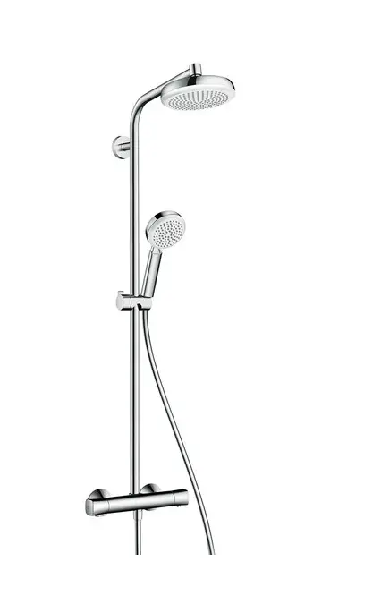 Душевая система Hansgrohe Crometta, с термостатом, хром/белый (27264400)