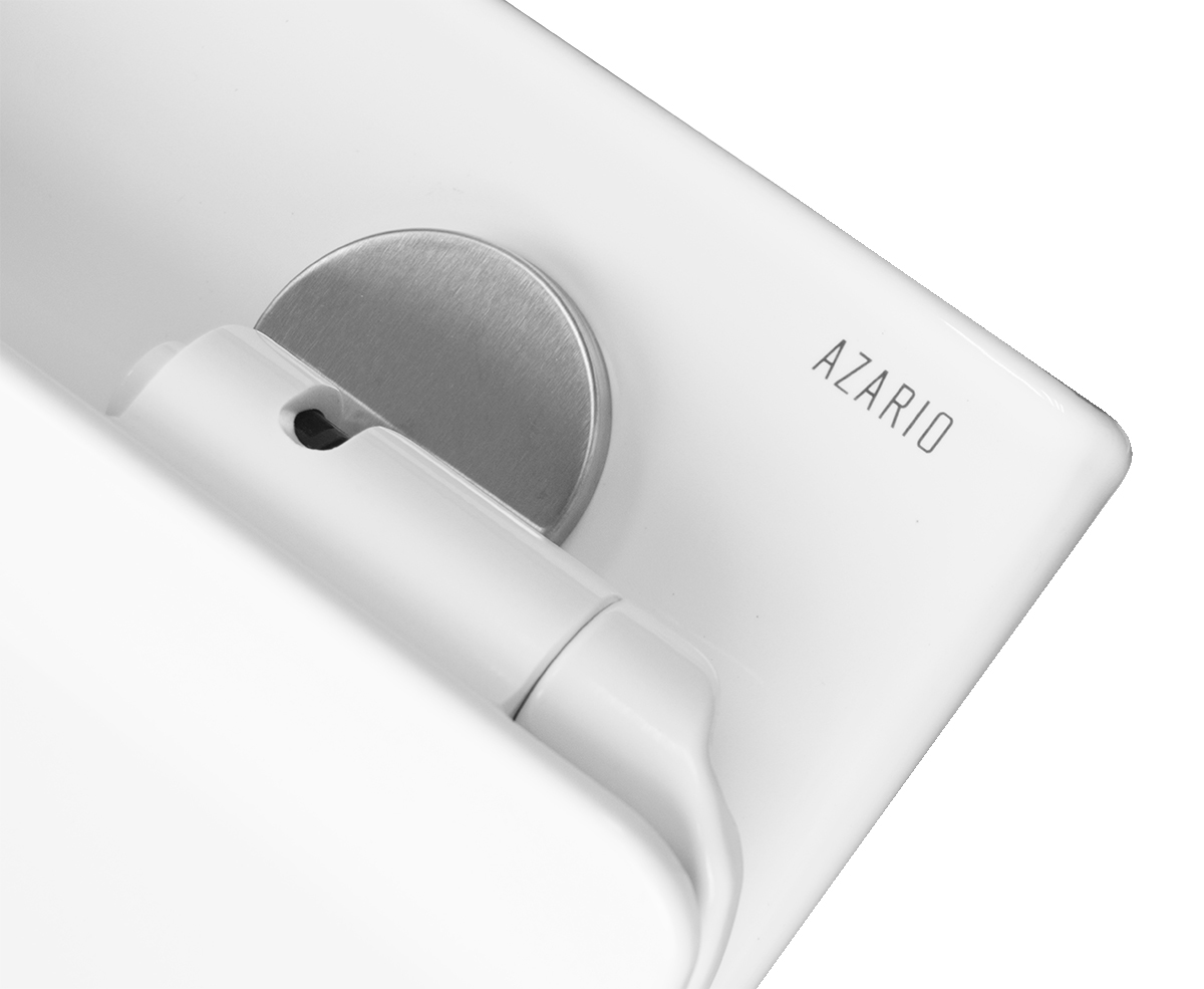 Унитаз подвесной Azario Grado 490х370х360 безободковый с быстросъемным ...