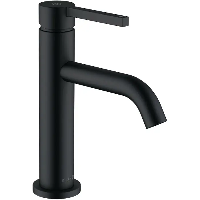 Смеситель для раковины Kludi Nova Fonte Pura керамический картридж, черный матовый (200263915)