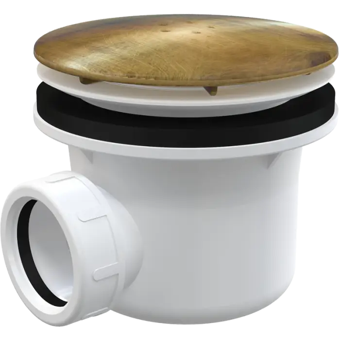 Сифон для душевого поддона Alcadrain antic, бронза (A49ANTIC)