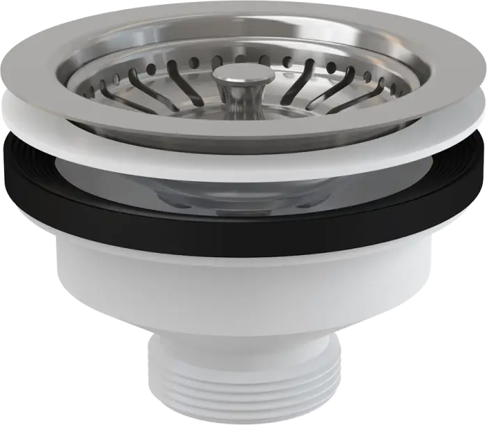 Выпускной комплект для мойки Alcadrain 6/4 с нержавеющей решеткой d115 (A37)