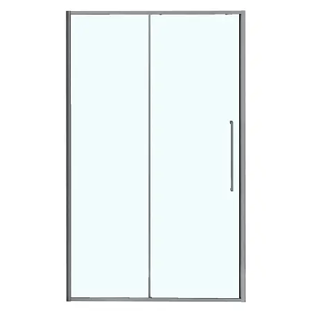 Душевая дверь Azario Шанхай 1500х1950 раздвижная, прозрачное стекло 6 мм, профиль матовый графит (AZ-Y43-150-MGR-CL)