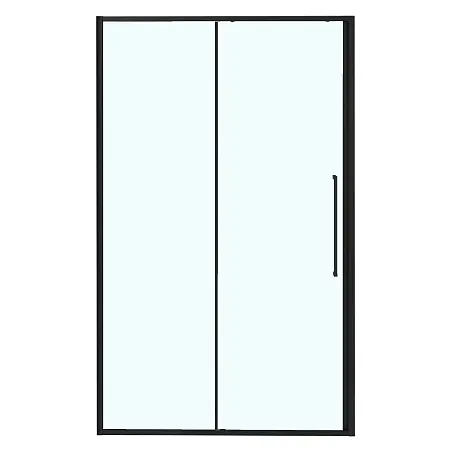 Душевая дверь Azario Шанхай 1500х1950 раздвижная, прозрачное стекло 6 мм, профиль черный матовый (AZ-Y43-150-MB-CL)