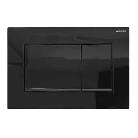 Кнопка смыва Geberit Sigma 30, двойной смыв, черный глянцевый (115.883.DW.1)