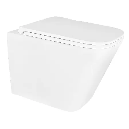 Унитаз подвесной Azario Teramo 490х340х350 безободковый, с быстросъемным сиденьем микролифт (AZ-0052)