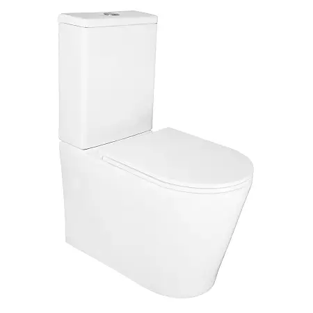 Унитаз-компакт Azario Conto 360х630х820 напольный, безободковый, слив "Торнадо", с быстросъемным сиденьем микролифт (AZ-T005BR)