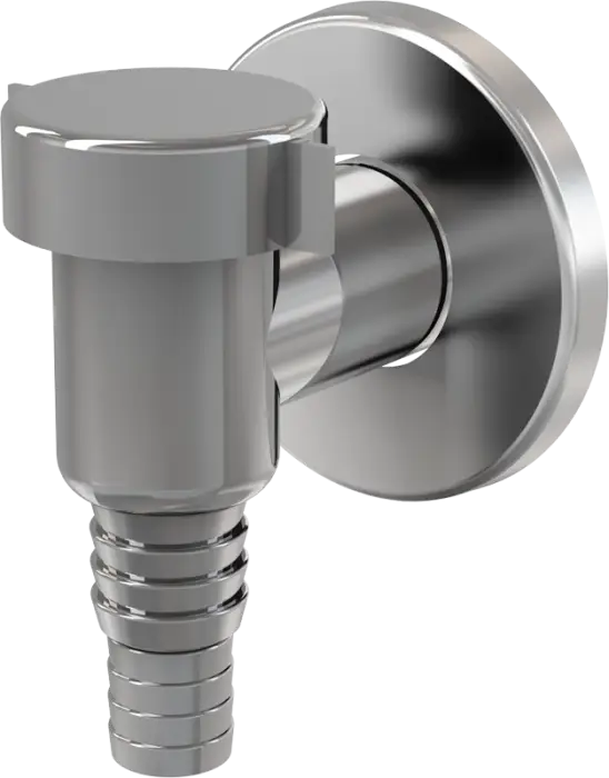 Сифон для стиральной машины Alcadrain наружный хромированный (AG210311100)