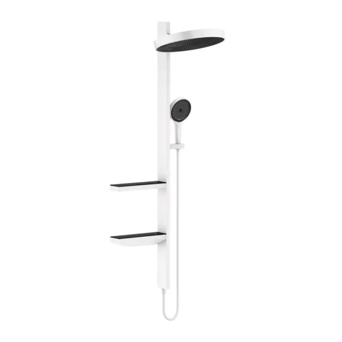 Душевая колонна Hansgrohe Rainfinity Showerpipe 360, скрытый монтаж, белый матовый (26842700)