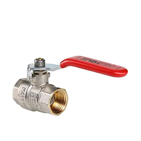 Кран шаровой Valtec BASE, стальная рукоятка 1/2" вн.-вн. (VT.214.N.04)