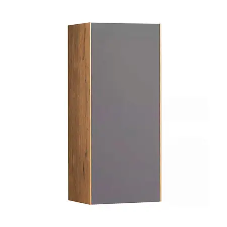 Шкаф AQUATON Сохо подвесной, Дуб Веллингтон/Графит софт (1A258403AJA00)