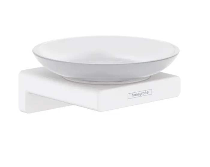 Мыльница Hansgrohe AddStoris, матовый белый (41746700)
