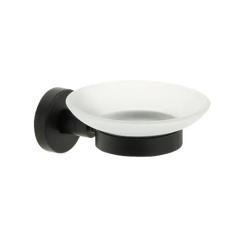 Мыльница подвесная Fixsen Comfort Black черная матовая (FX-86008)