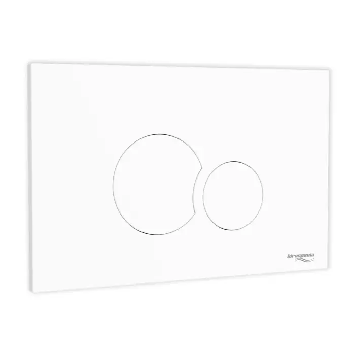 Кнопка смыва IDROSPANIA  Belen двойная, белая матовая (30366)