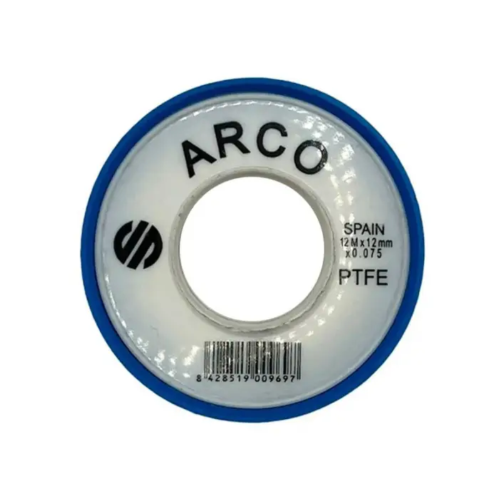 Лента ФУМ ARCO 12х0,075 тефлоновая, 12 метров, белый (05301)
