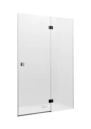 Душевое ограждение Roca Metropolis Дверь распашная 900X1950 мм, прозрачное стекло, профиль хром (7MP3409012M)
