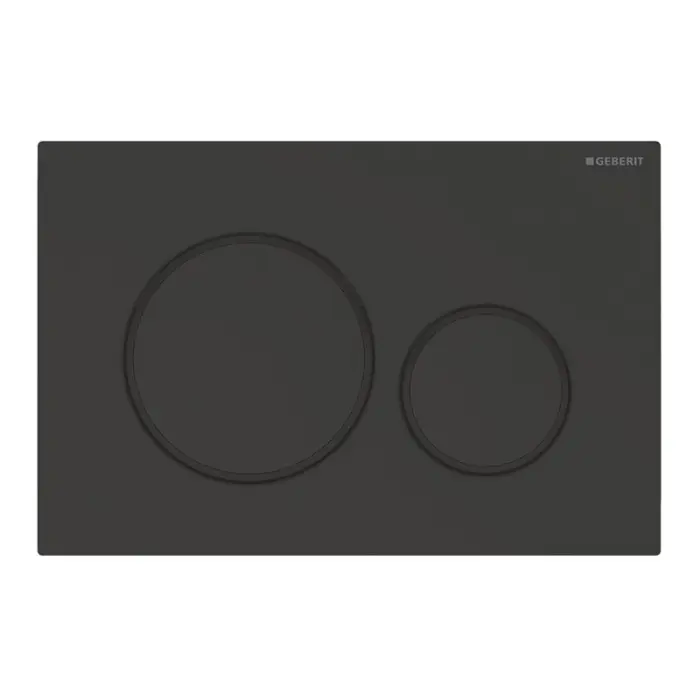 Кнопка смыва Geberit Sigma 20, двойной смыв, черный