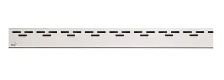 Решетка для водоотводящих желобов Alca Plast, нержавеющая сталь, глянец, хром (HOPE-650L)